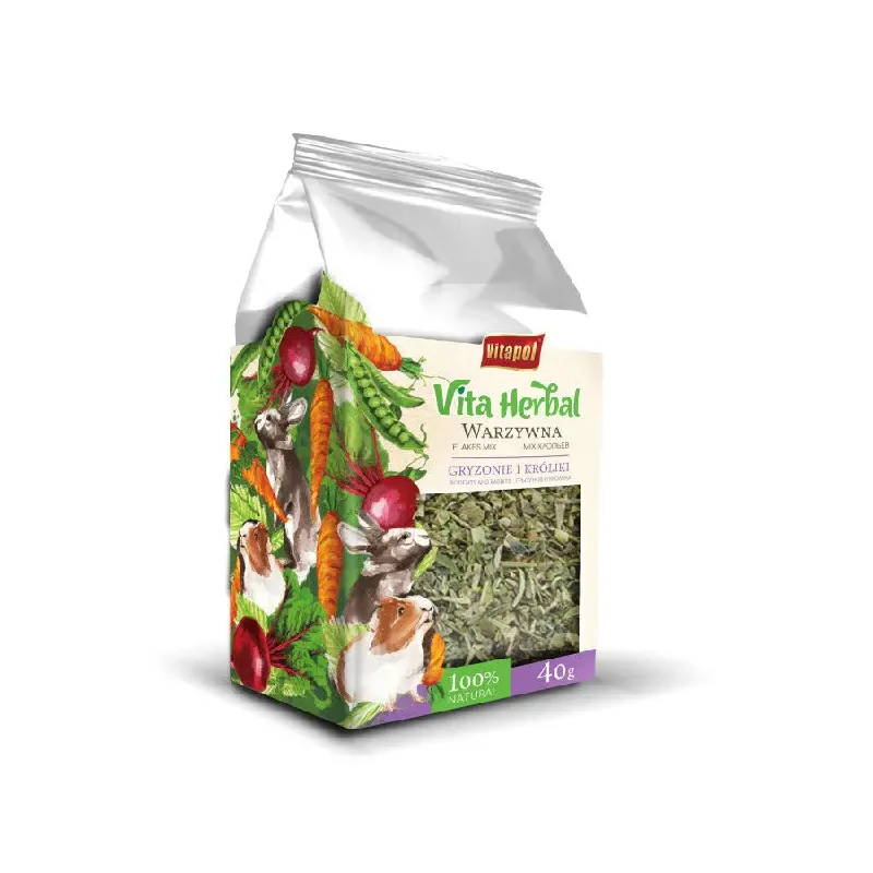 A & E Cages Vitapol Vita Herbal Vegetable Patch Mix for Small Animals