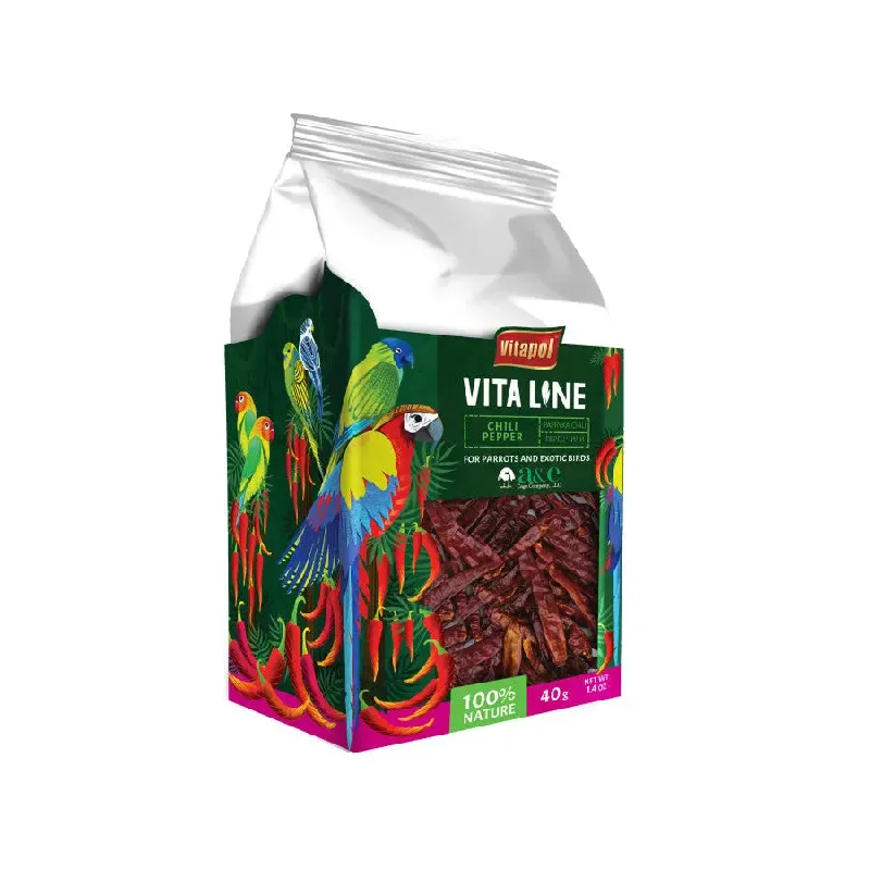 A & E Cages Vitapol Vita Line Chili Pepper for Parrots & Exotic Birds 150 g