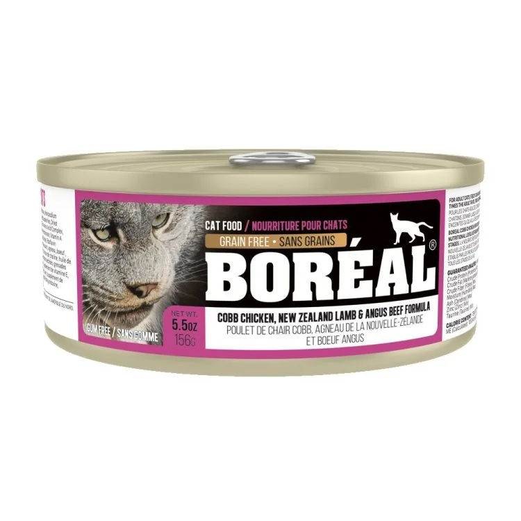 BORÉAL Cobb Chicken, New Zealand Lamb and Angus Beef, 156g (5.5oz)