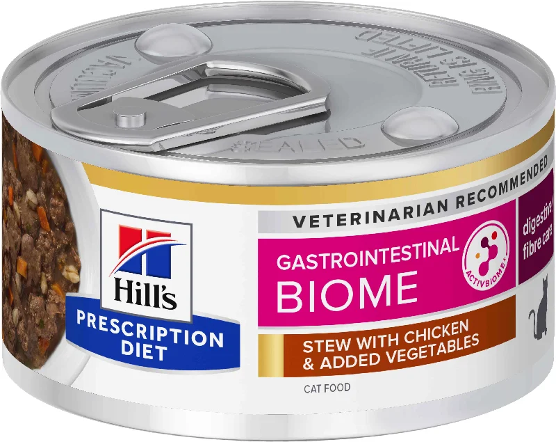 HILL's PD FELINE GI BIOME Conservă pt pisici cu probleme gastrointestinale 82g