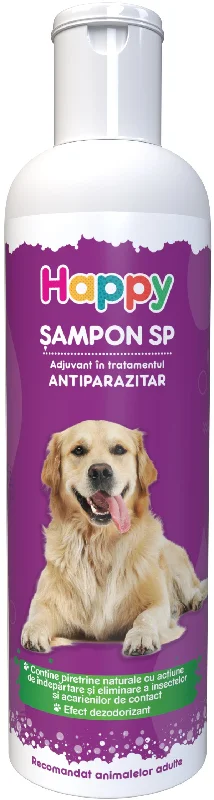 PASTEUR Şampon Happy pentru câini şi pisici, SP antiparazitar 200ml