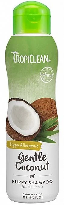 TROPICLEAN Şampon pentru căţei şi pisicuţe Hipoalergenic, Coconut, 355ml